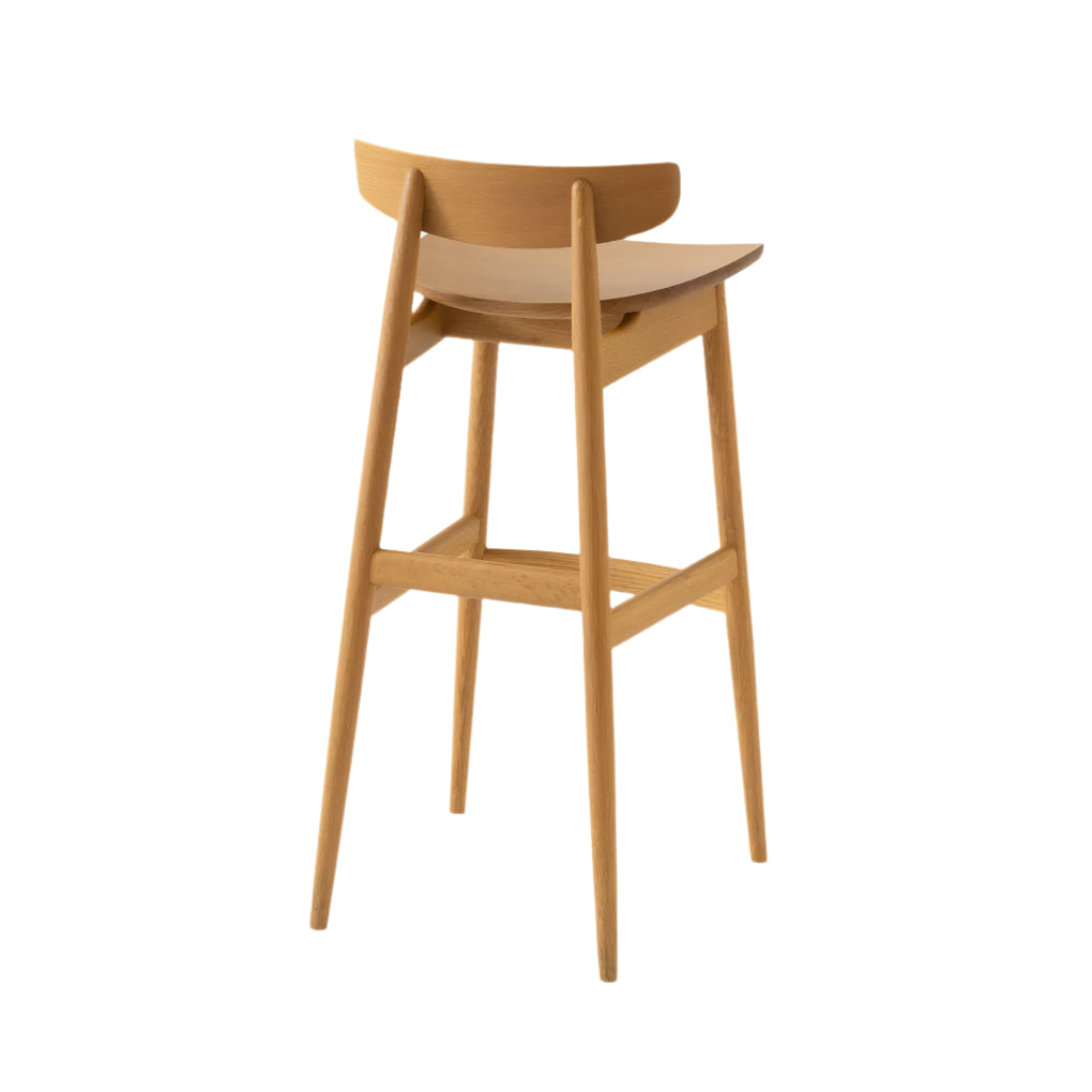 Contract Counter Chair — Wood Seat