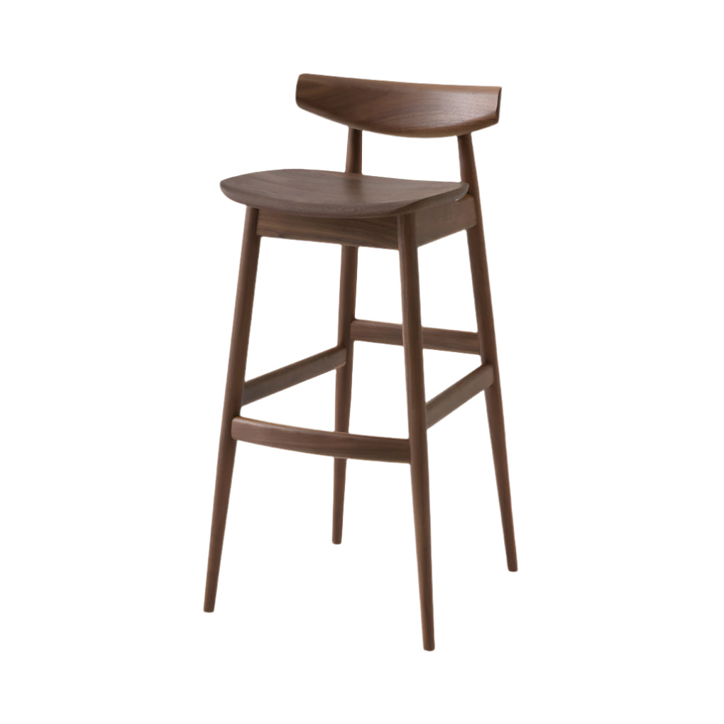 Contract Counter Chair — Wood Seat