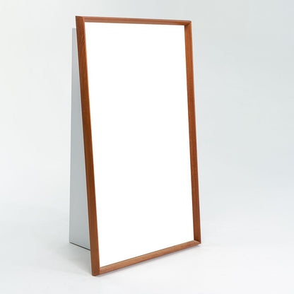 Teak Rectangular Wall Mirror by Pedersen & Hansen for Viby J.