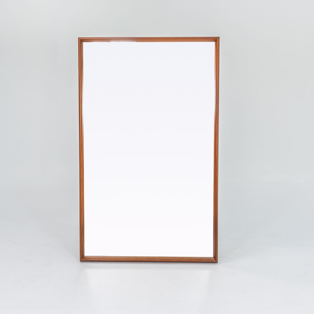 Teak Rectangular Wall Mirror by Pedersen & Hansen for Viby J.