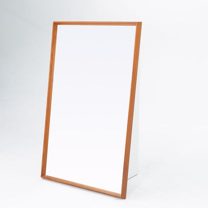 Teak Rectangular Wall Mirror by Pedersen & Hansen for Viby J.