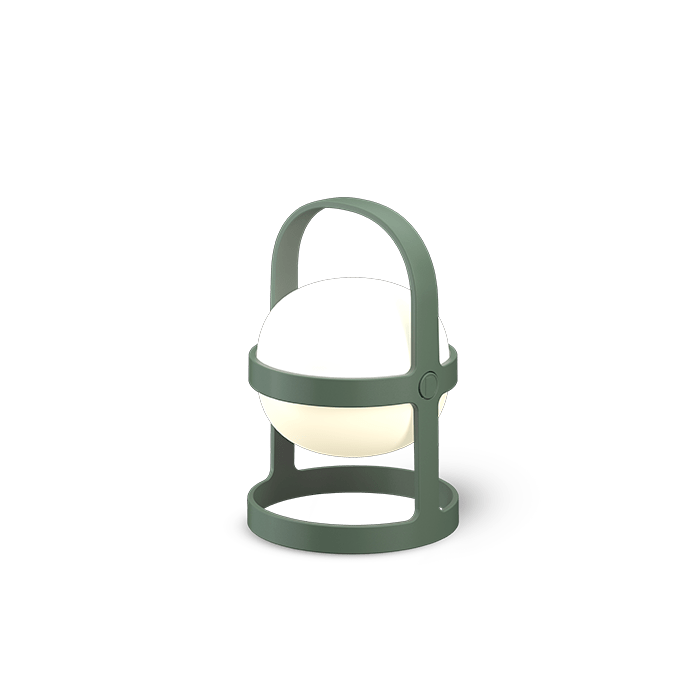 Soft Spot Solar Lamp — Pine Green