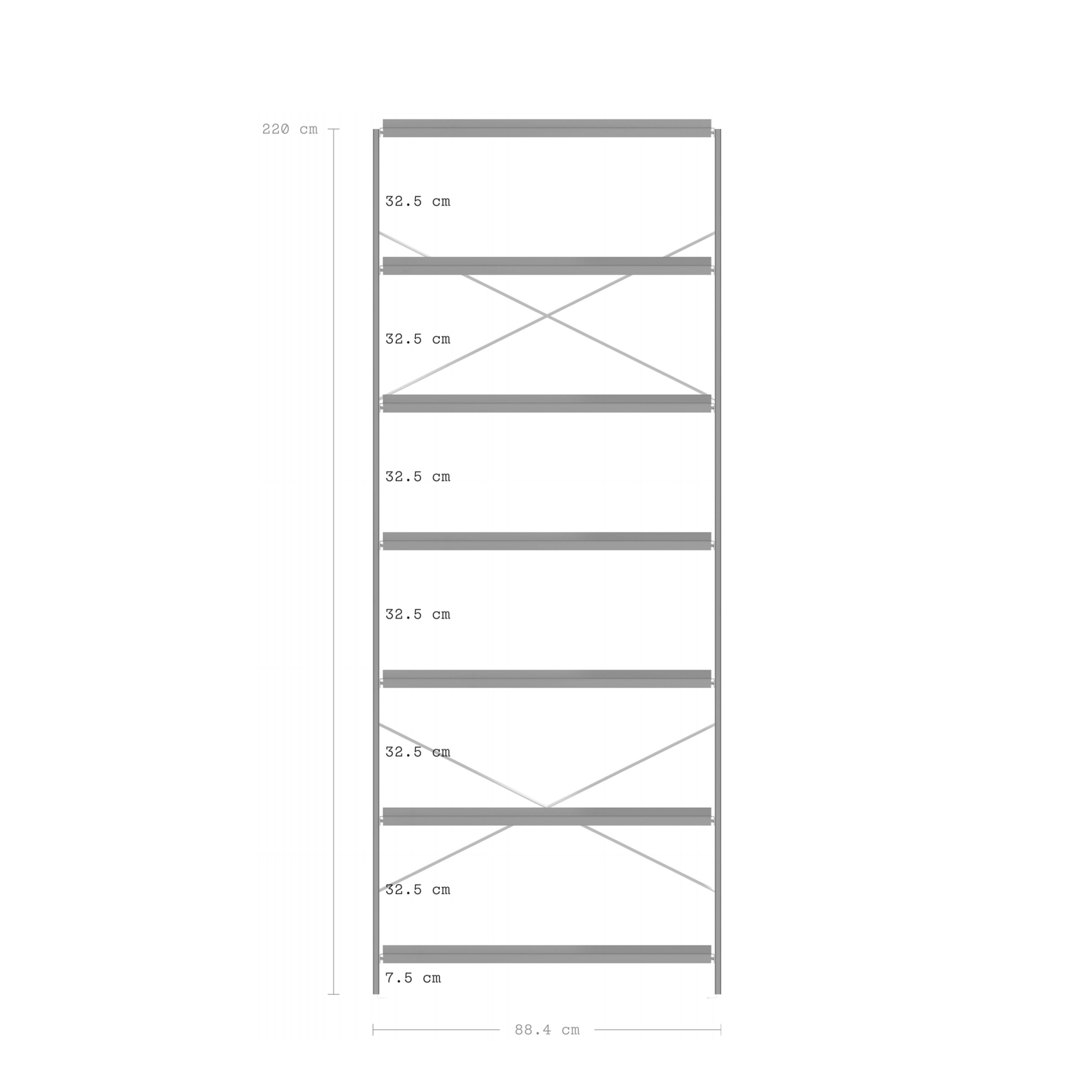 Aluminum Modular Shelf System