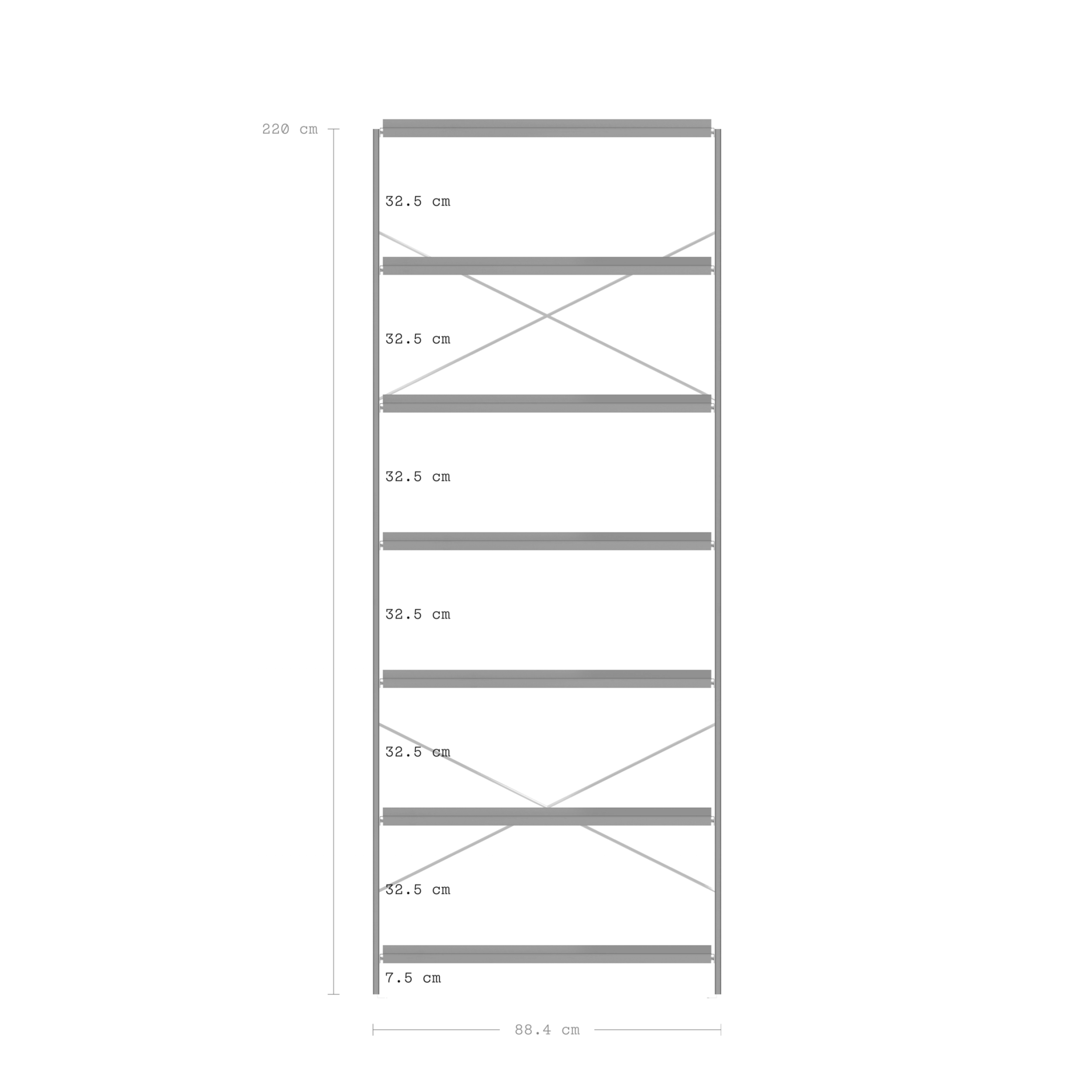Aluminum Modular Shelf System