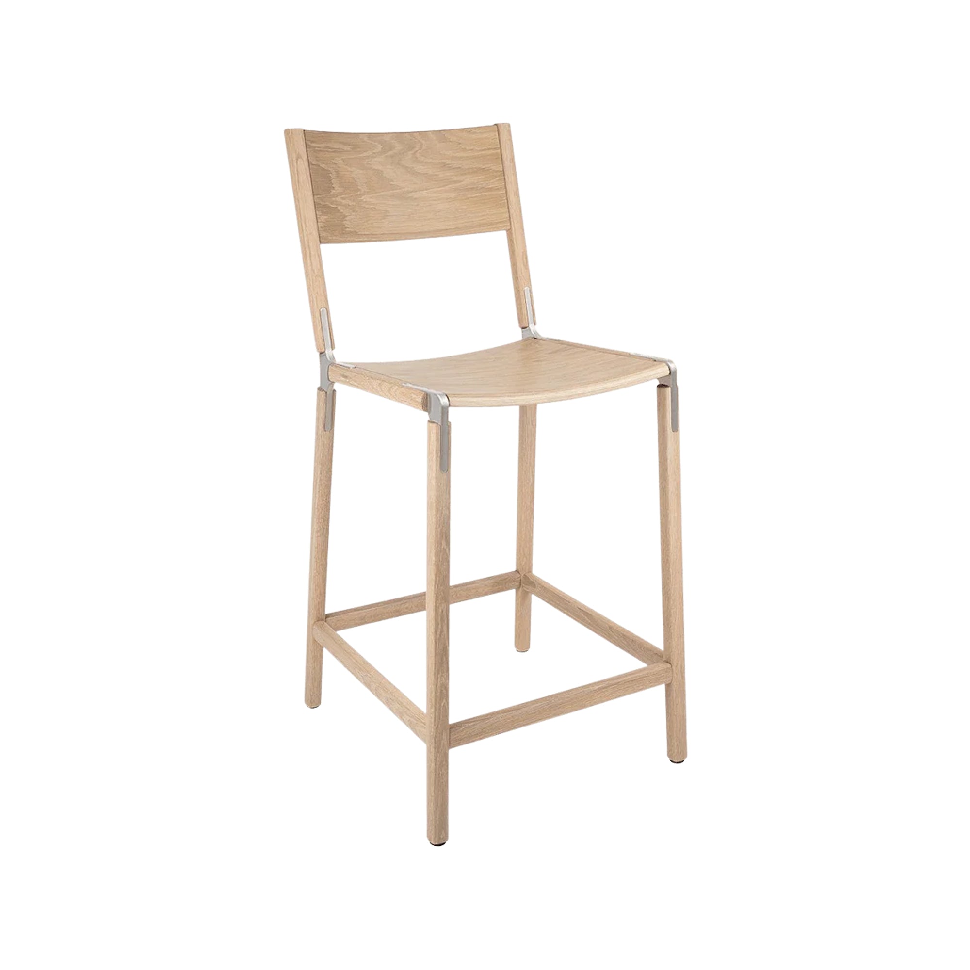 Backed Counter Stool — Linden — Wood