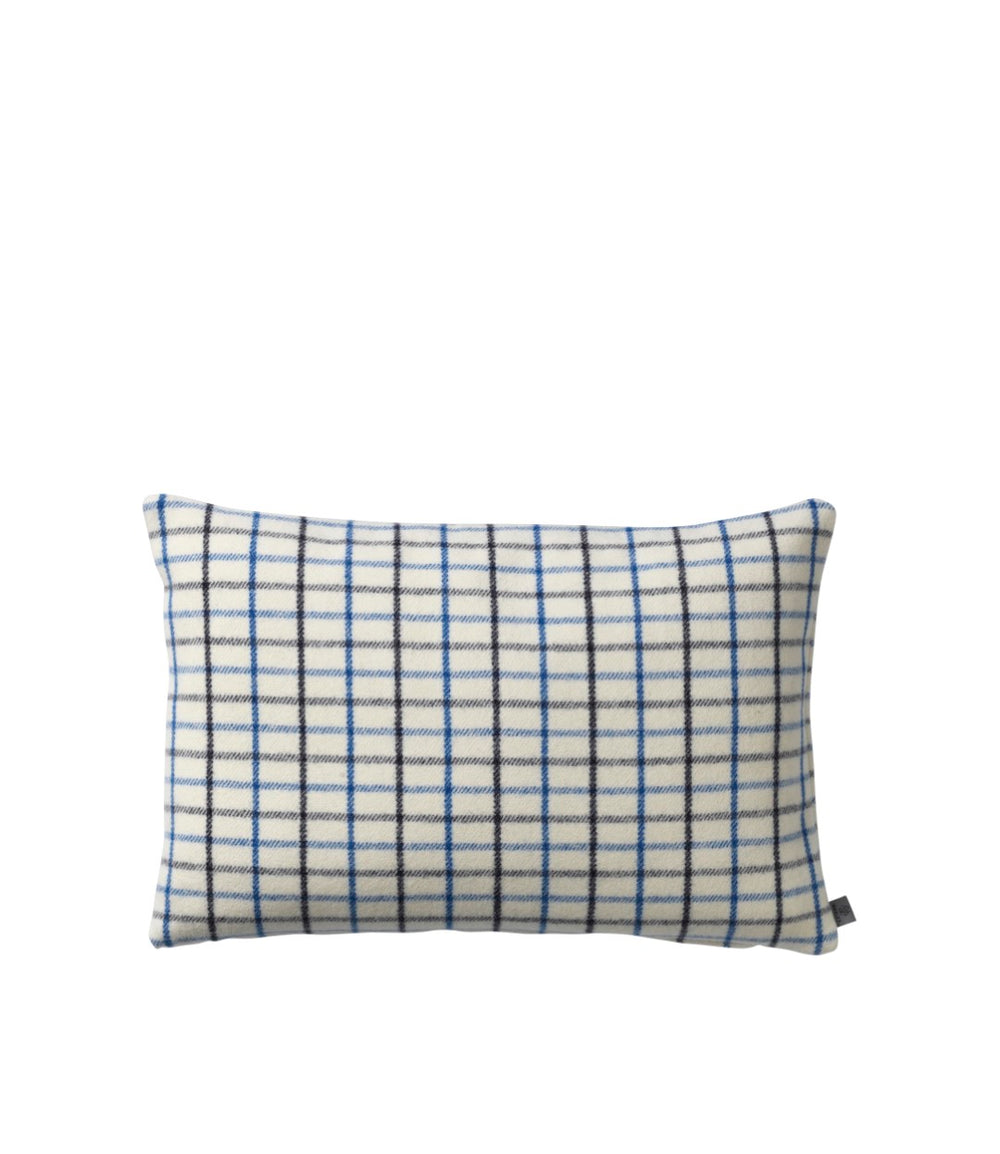 R16 Slotsholmen Rectangle Cushion — Blue Wool