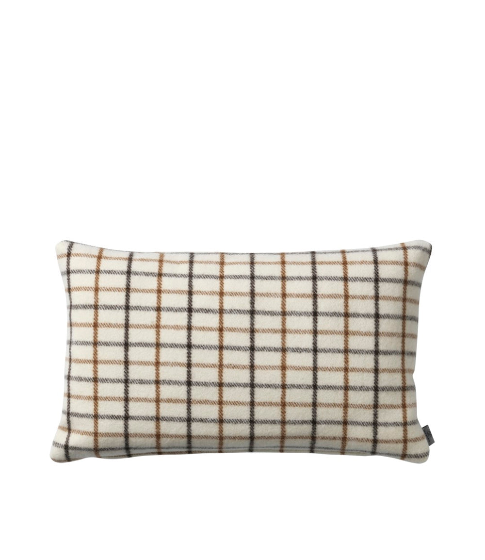 R16 Slotsholmen Rectangle Cushion — Brown Wool