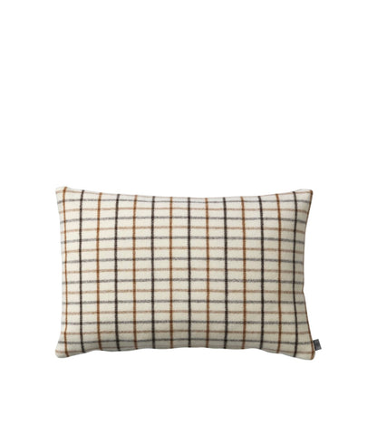 R16 Slotsholmen Rectangle Cushion — Brown Wool