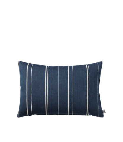 R17 Råbjerg Rectangle Cushion — Blue Cotton