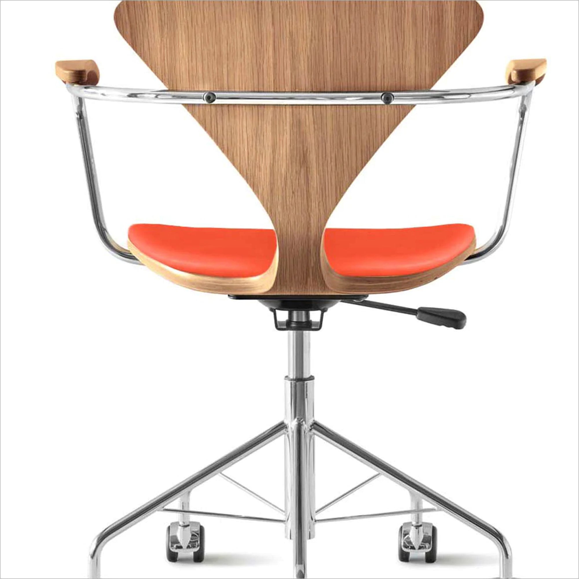 Cherner Swivel Base Armchair with Seat Pad
