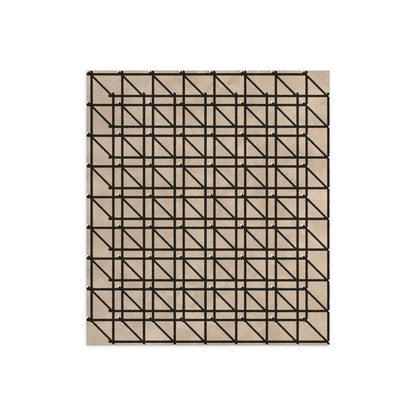 RG-01 Rug by Christian Borger, Beige, 10×12, top-down view