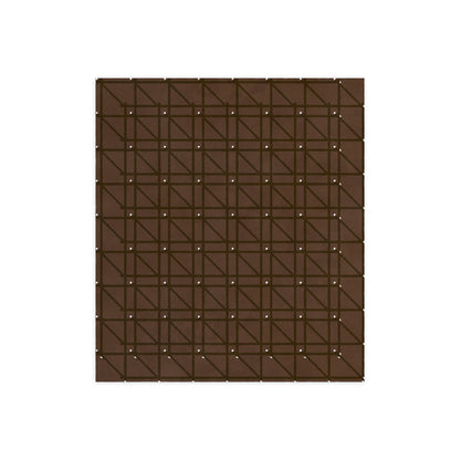 RG-01 Rug by Christian Borger, Coffee, 10×12, top-down view