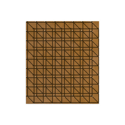 RG-01 Rug by Christian Borger, Golden, 10×12, top-down view