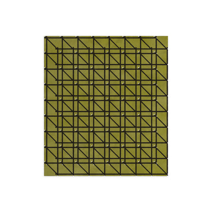 RG-01 Rug by Christian Borger, Olive, 10×12, top-down view