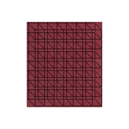 RG-01 Rug by Christian Borger, Wine, 10×12, top-down view