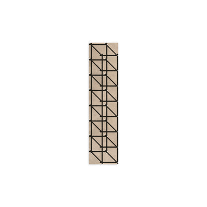 RG-01 Rug by Christian Borger, Beige, 2½'×10', top-down view