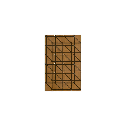 RG-01 Rug by Christian Borger, Golden, 5×8, top-down view