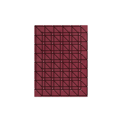 RG-01 Rug by Christian Borger, Wine, 8×10, top-down view