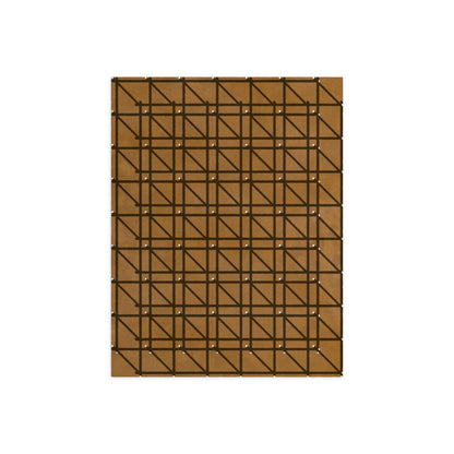RG-01 Rug by Christian Borger, Golden, 9×12, top-down view