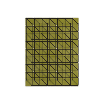 RG-01 Rug by Christian Borger, Olive, 9×12, top-down view