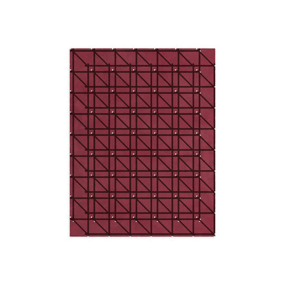 RG-01 Rug by Christian Borger, Wine, 9×12, top-down view