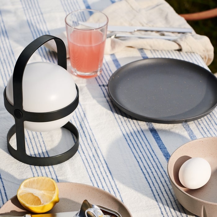 Soft Spot Solar Lamp — Black