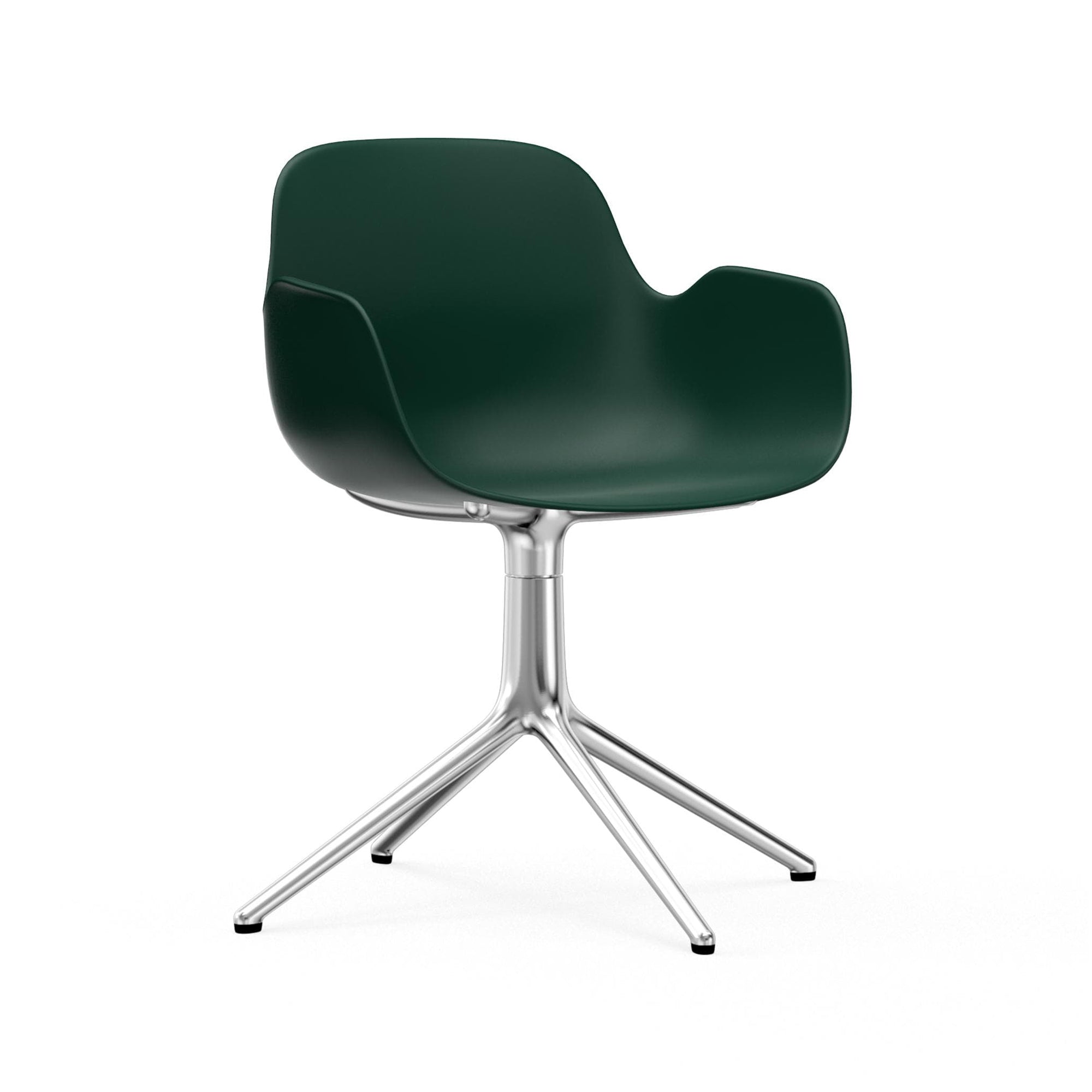 Form Swivel Armchair — 4 Legs