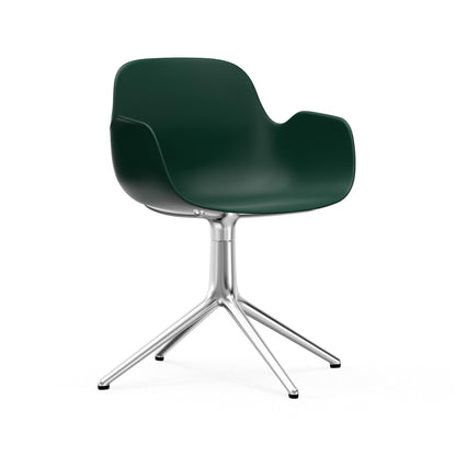 Form Swivel Armchair — 4 Legs