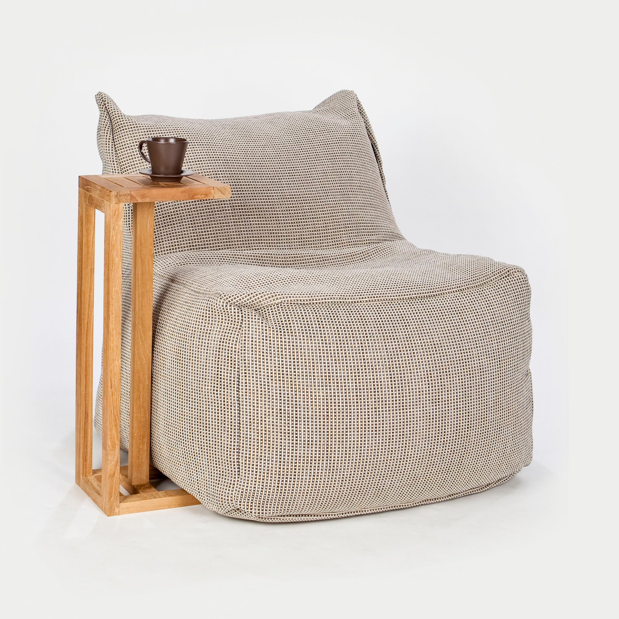 Dotty Teak Side Table