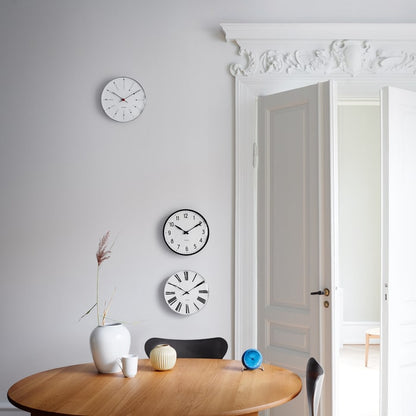 Arne Jacobsen Bankers Wall Clock — Medium White