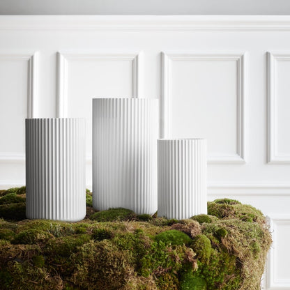 Lyngby Porcelaen Vase — White