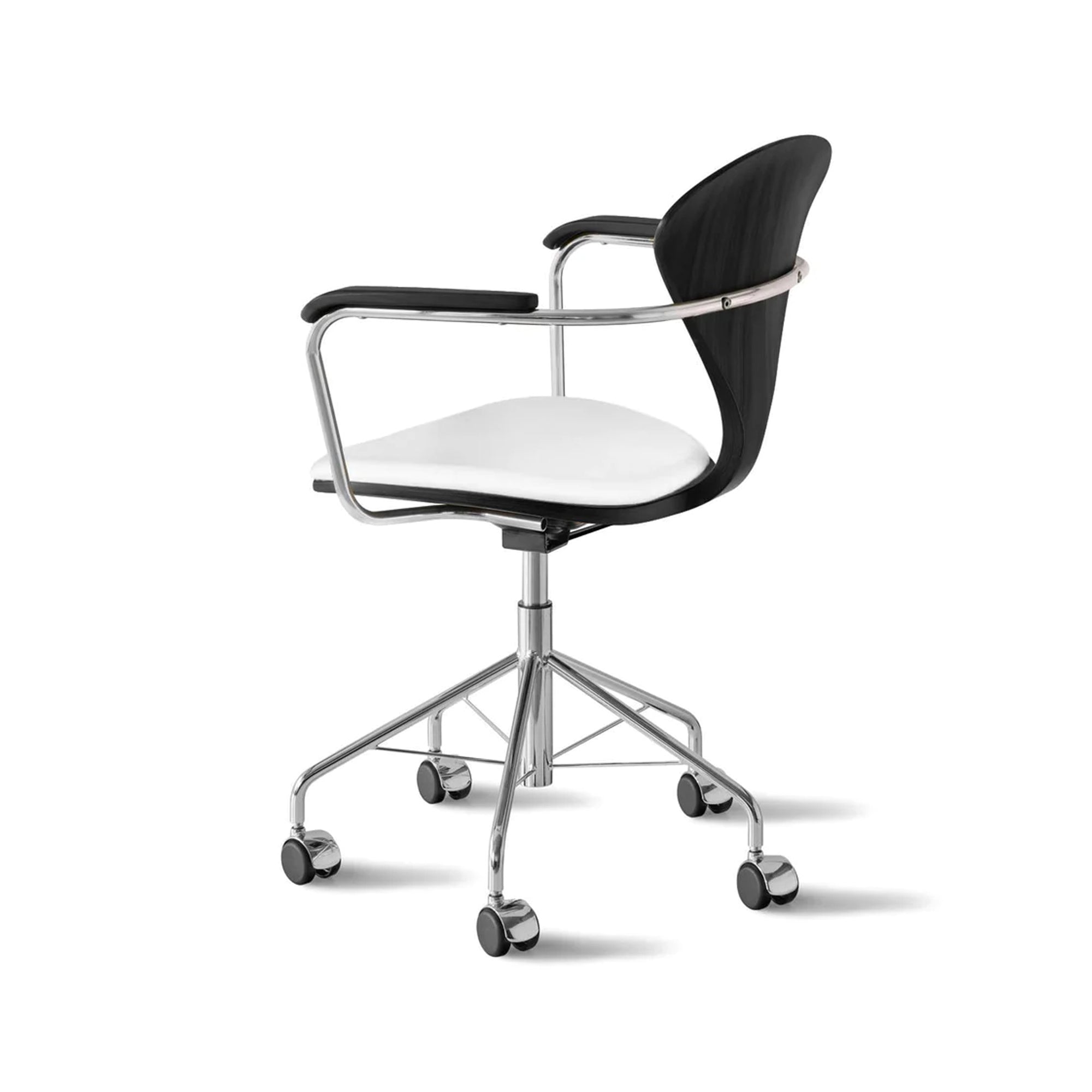 Cherner Swivel Base Armchair with Seat Pad