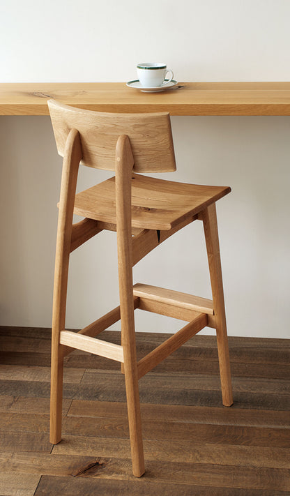 Words From Forest Counter Chair — Wood Seat