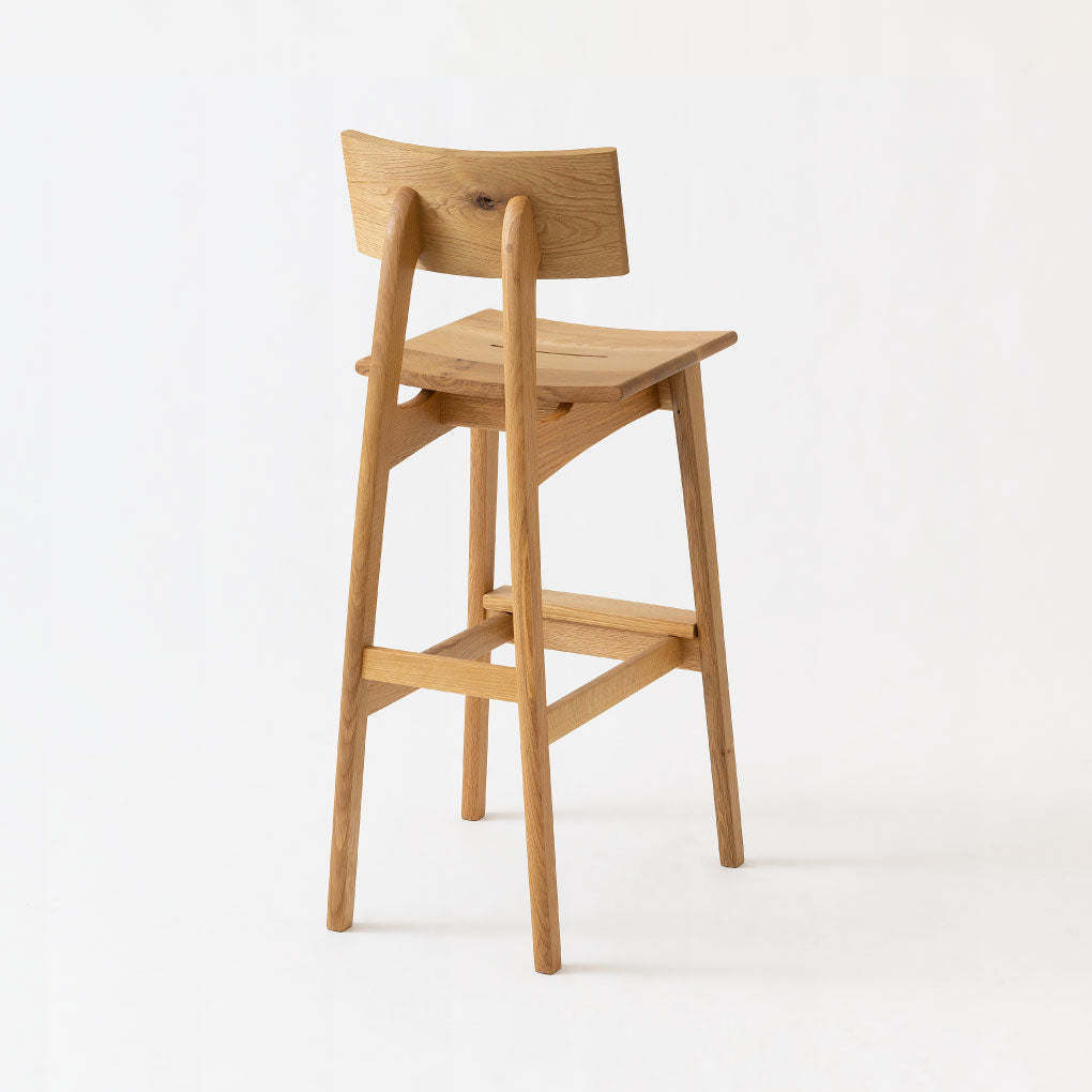 Words From Forest Counter Chair — Wood Seat