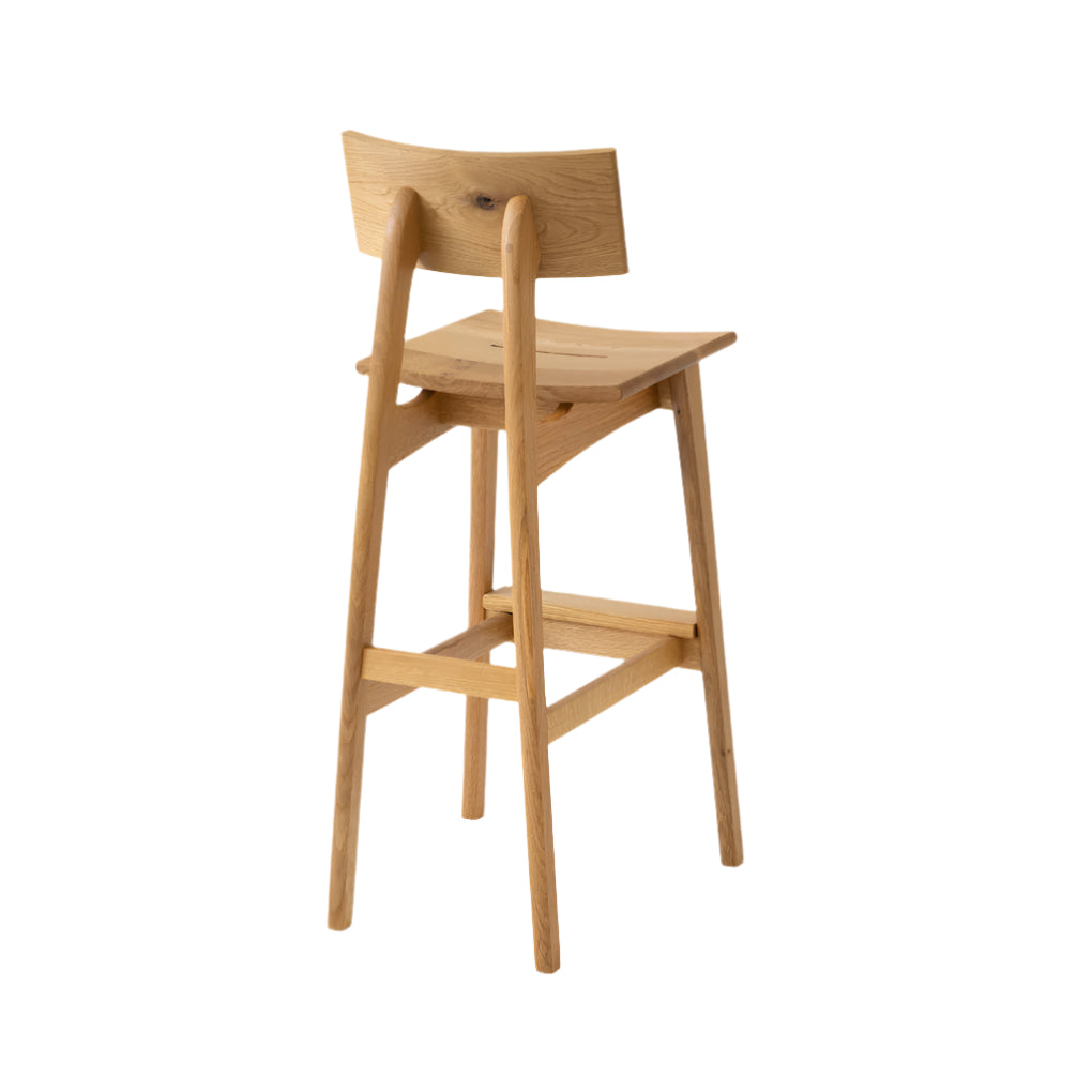 Words From Forest Counter Chair — Wood Seat