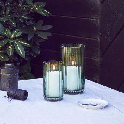 Lyngby Porcelaen Vase — Green