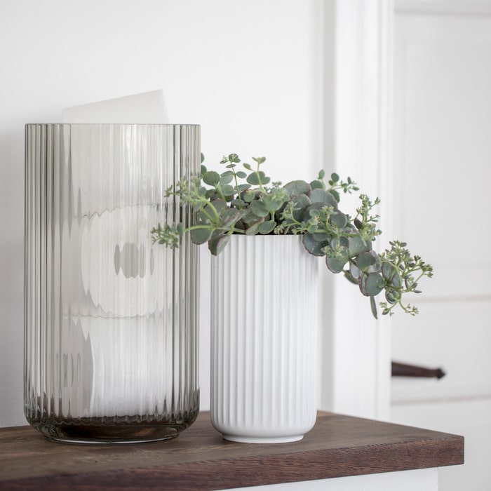 Lyngby Porcelaen Vase — White
