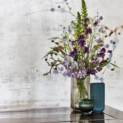 Lyngby Porcelaen Vase — Midnight Blue