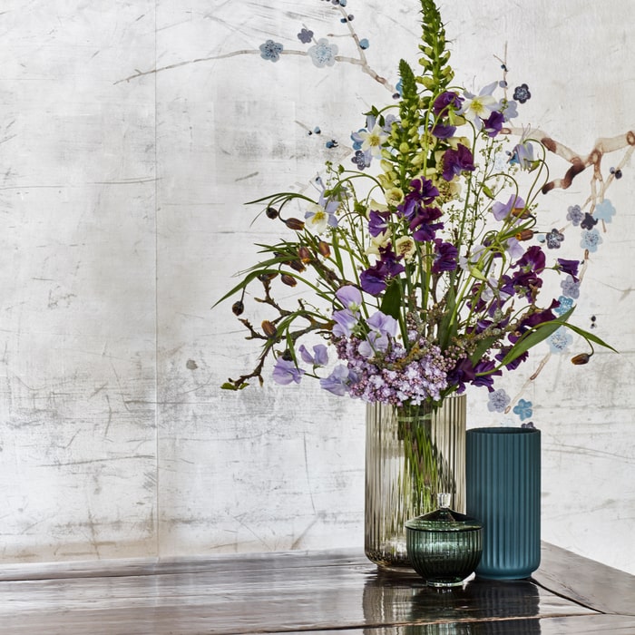 Lyngby Porcelaen Vase — Smoke