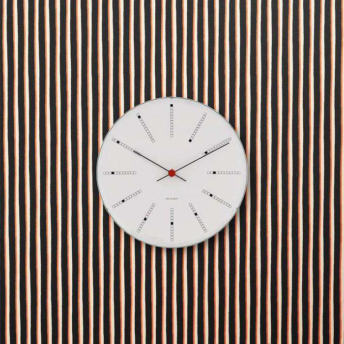 Arne Jacobsen Bankers Wall Clock — Extra Large White
