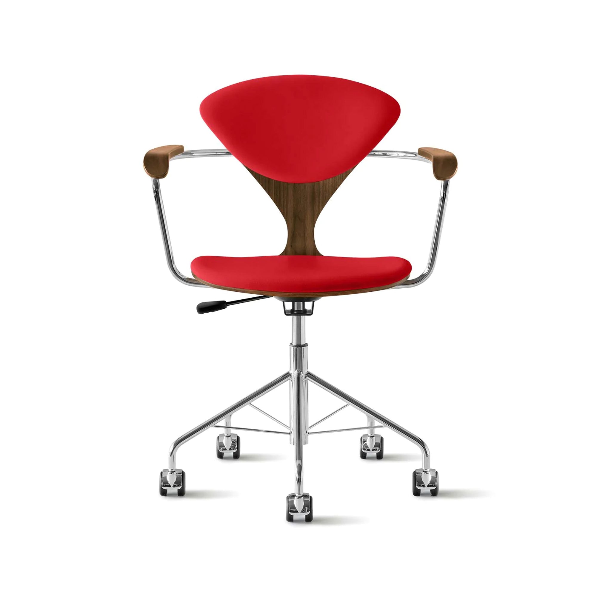 Cherner Swivel Base Armchair with Seat and Back Pads