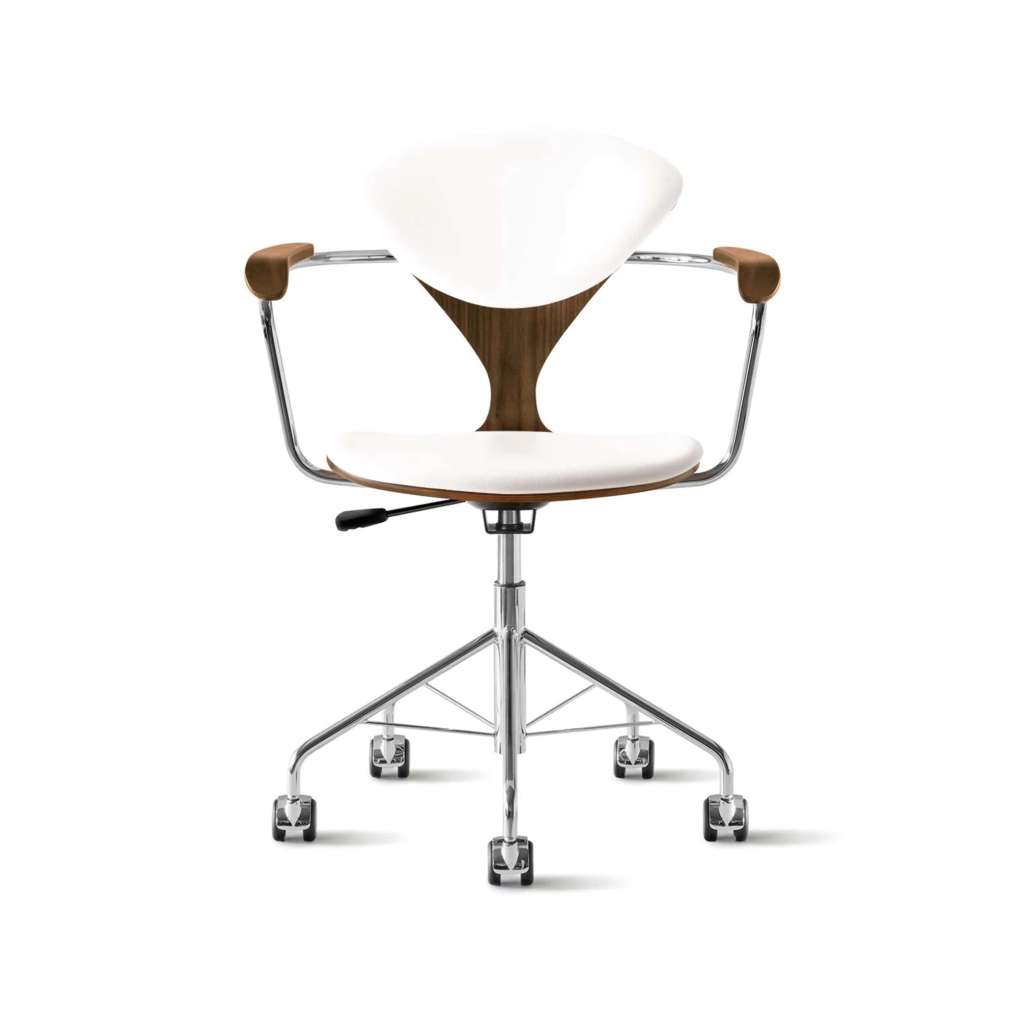 Cherner Swivel Base Armchair with Seat and Back Pads