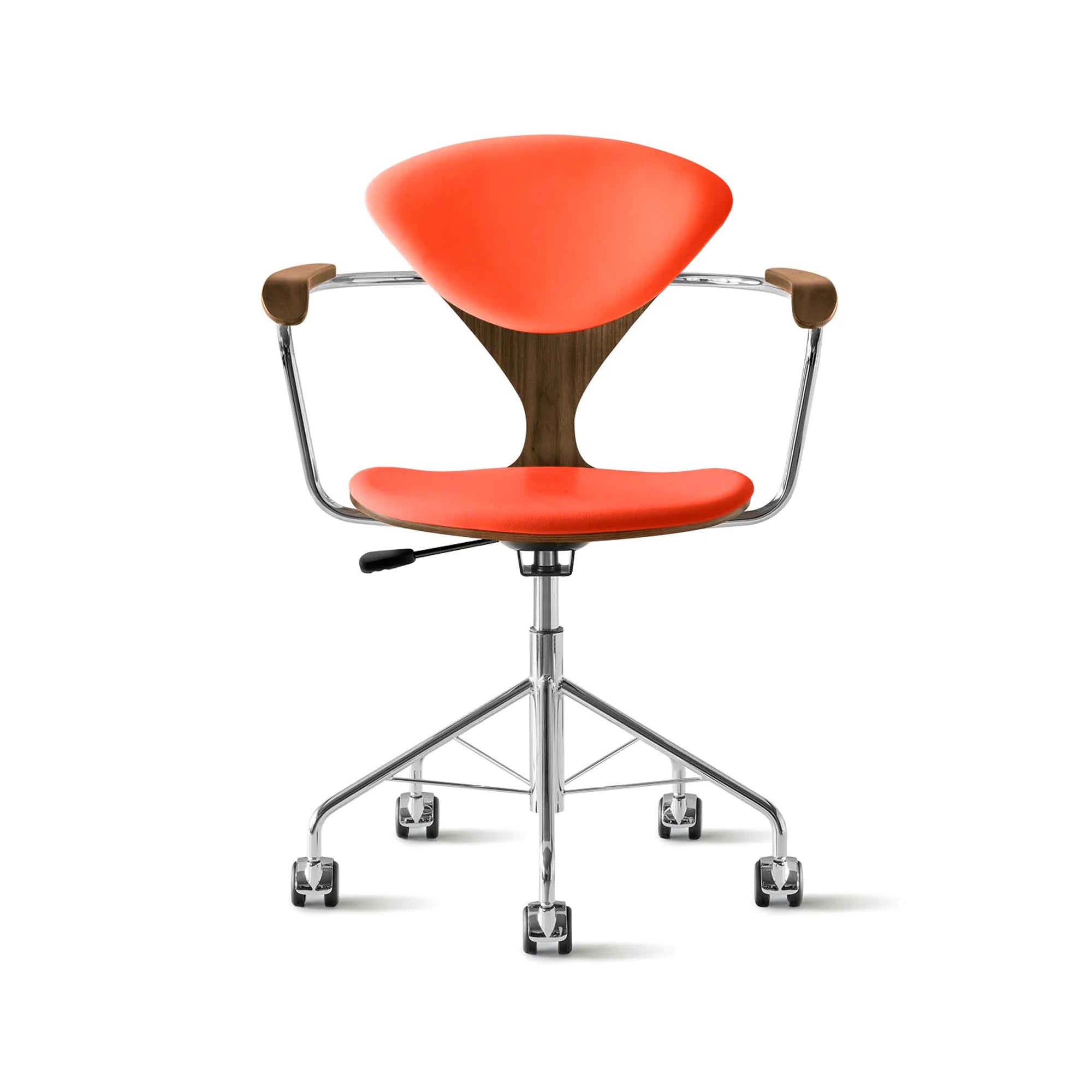 Cherner Swivel Base Armchair with Seat and Back Pads