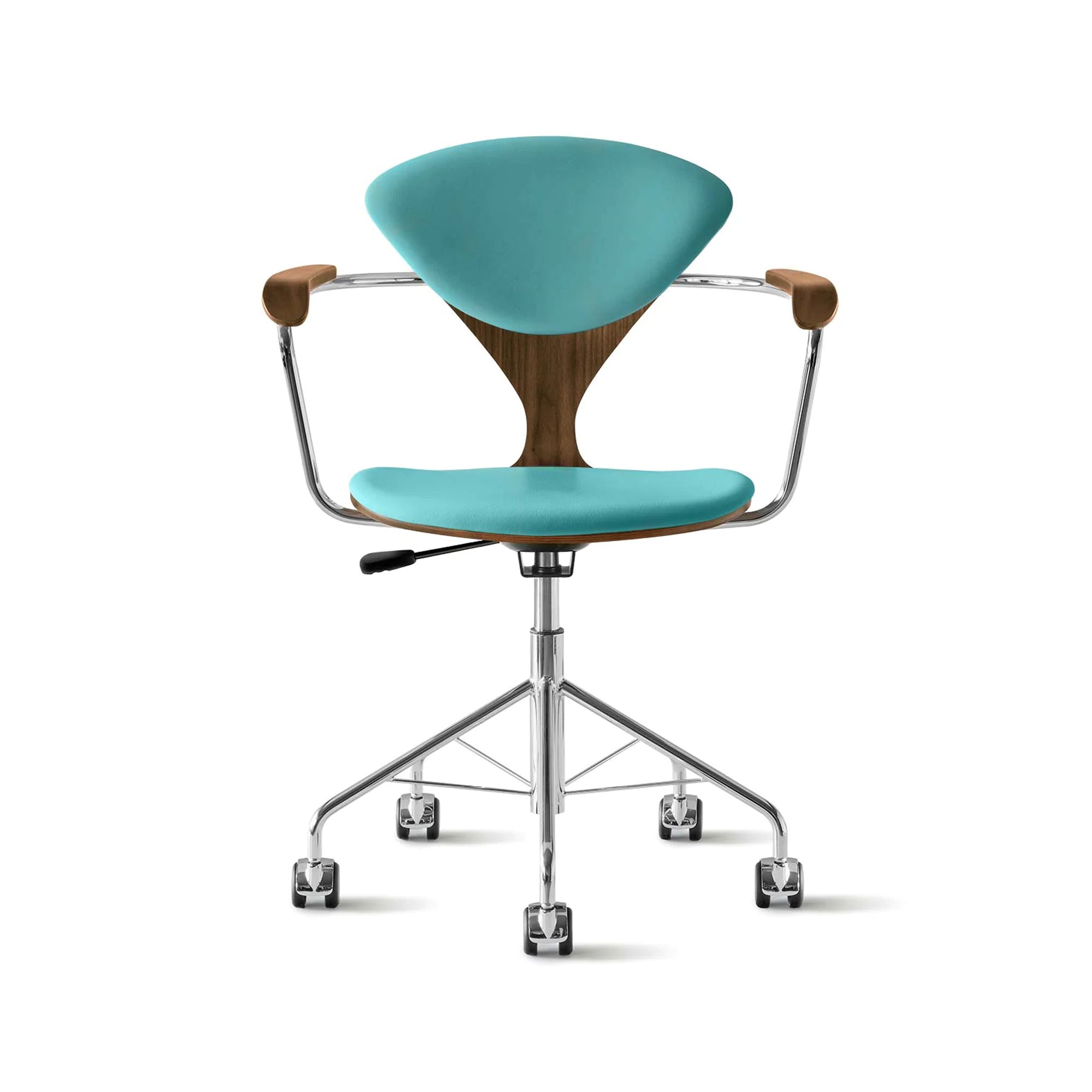 Cherner Swivel Base Armchair with Seat and Back Pads
