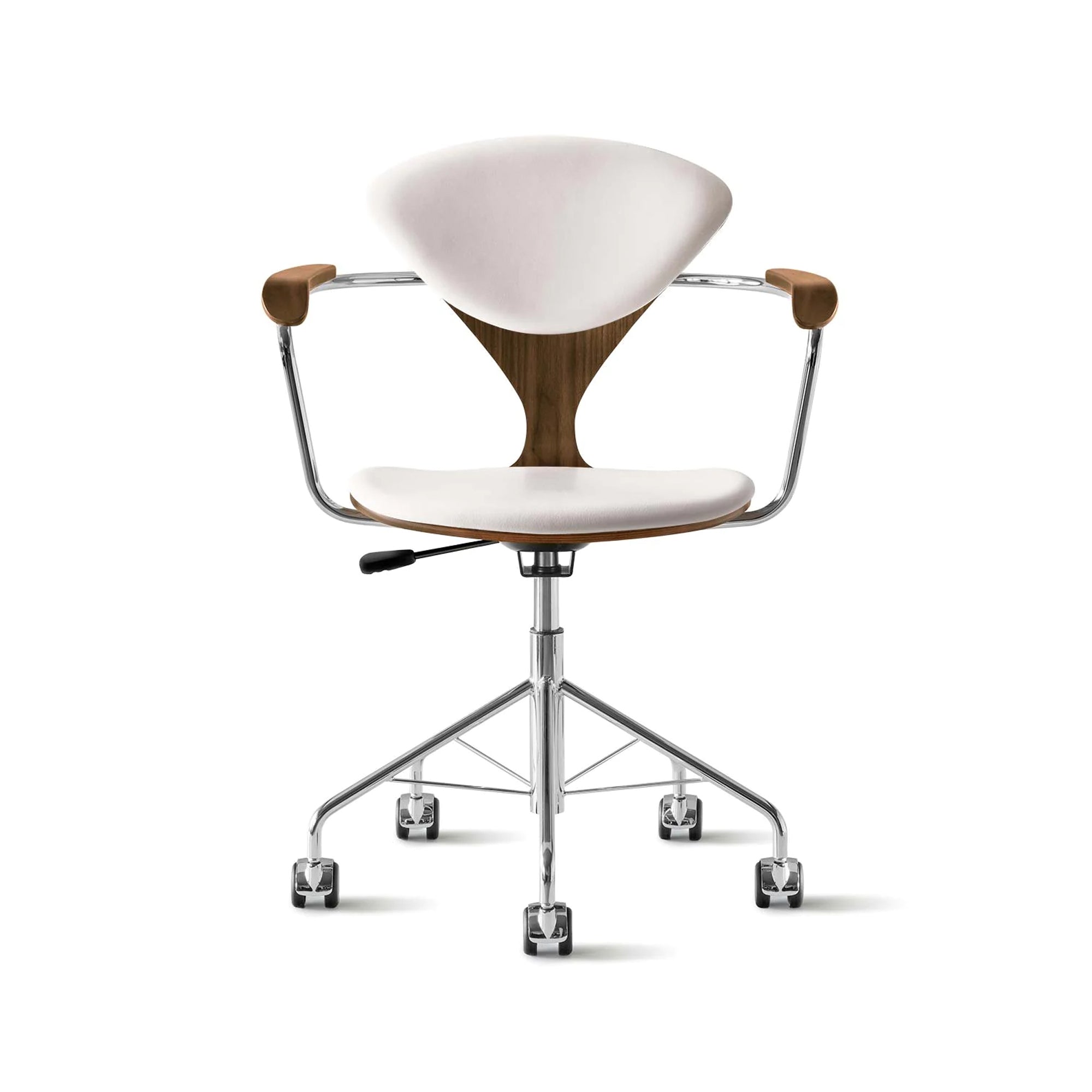Cherner Swivel Base Armchair with Seat and Back Pads