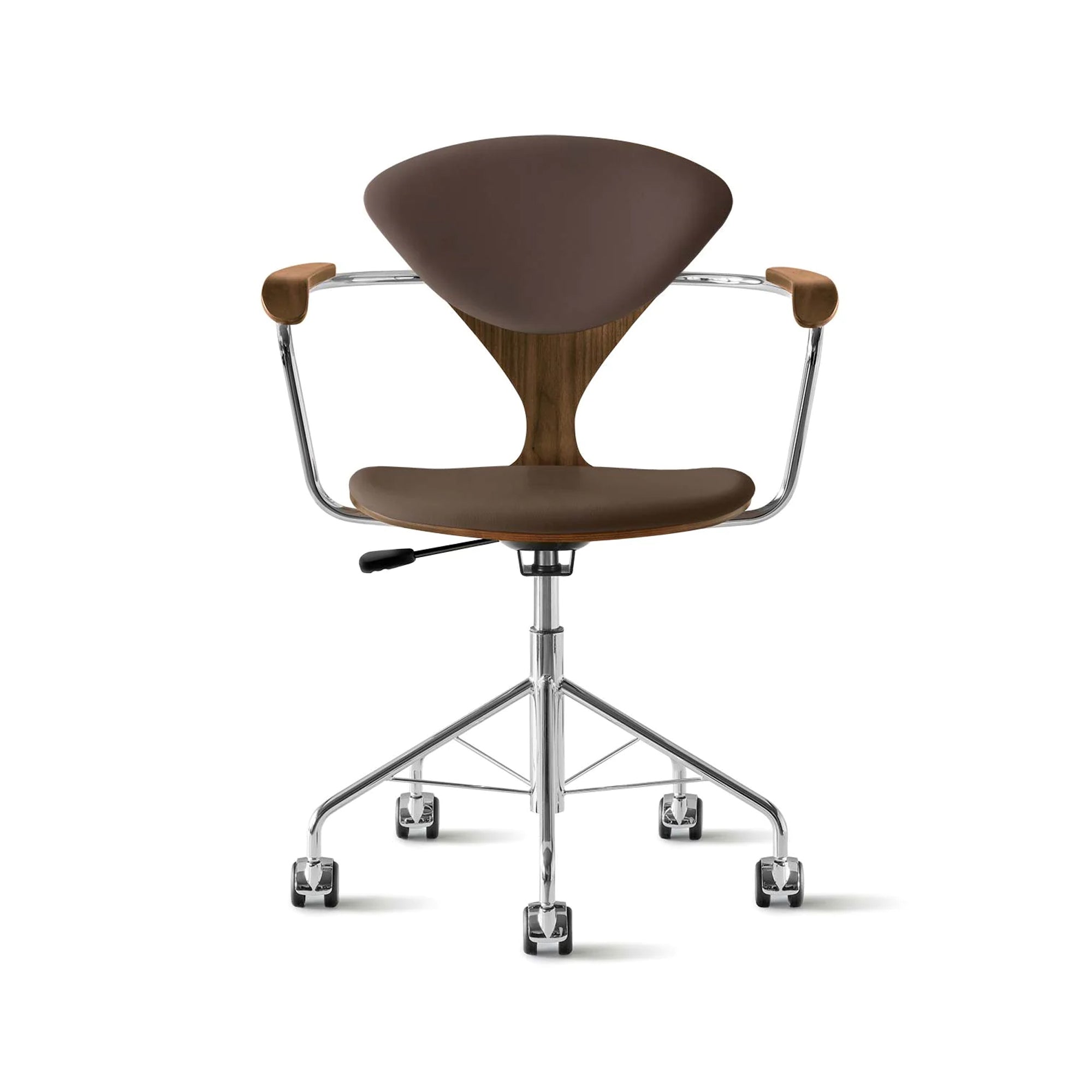 Cherner Swivel Base Armchair with Seat and Back Pads