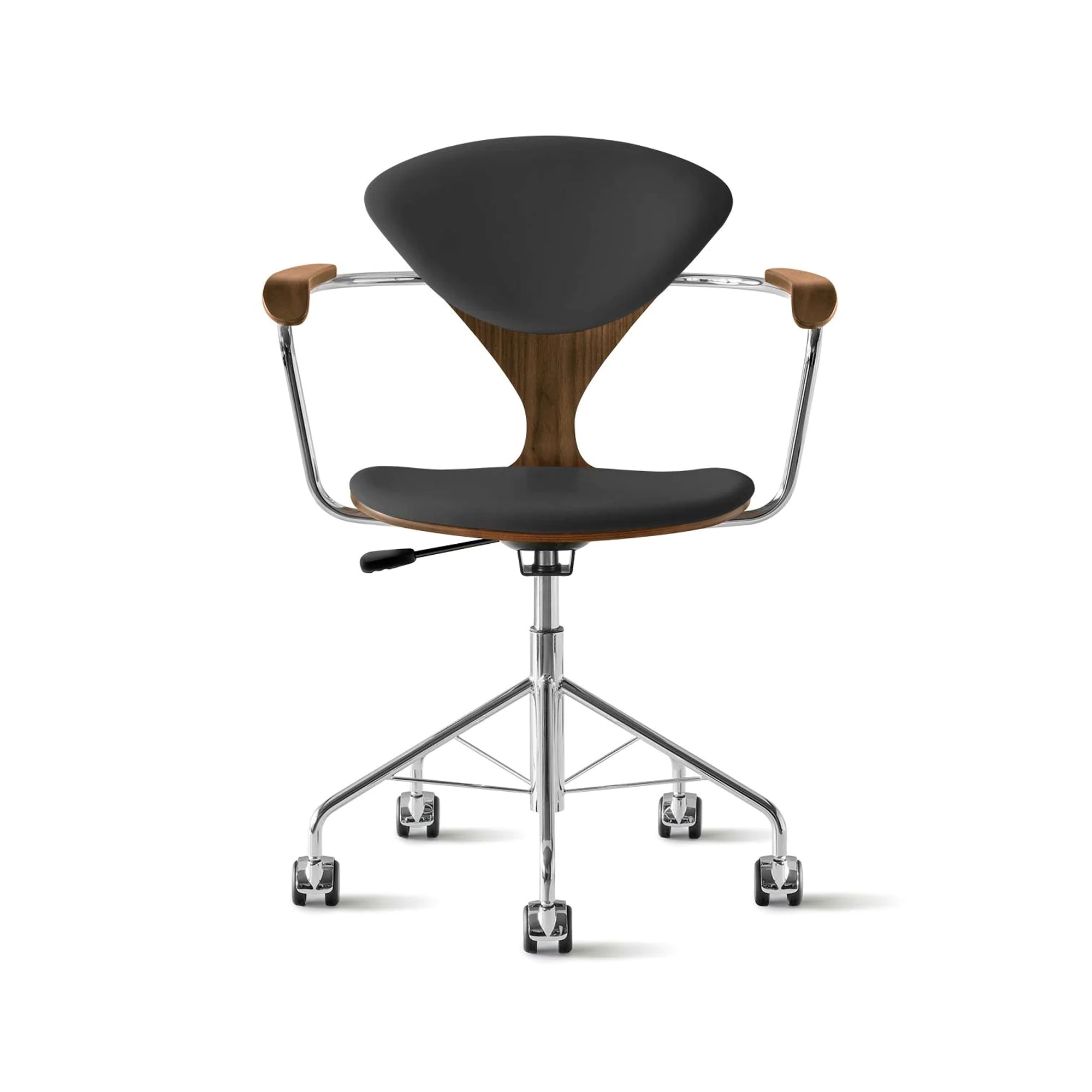 Cherner Swivel Base Armchair with Seat and Back Pads
