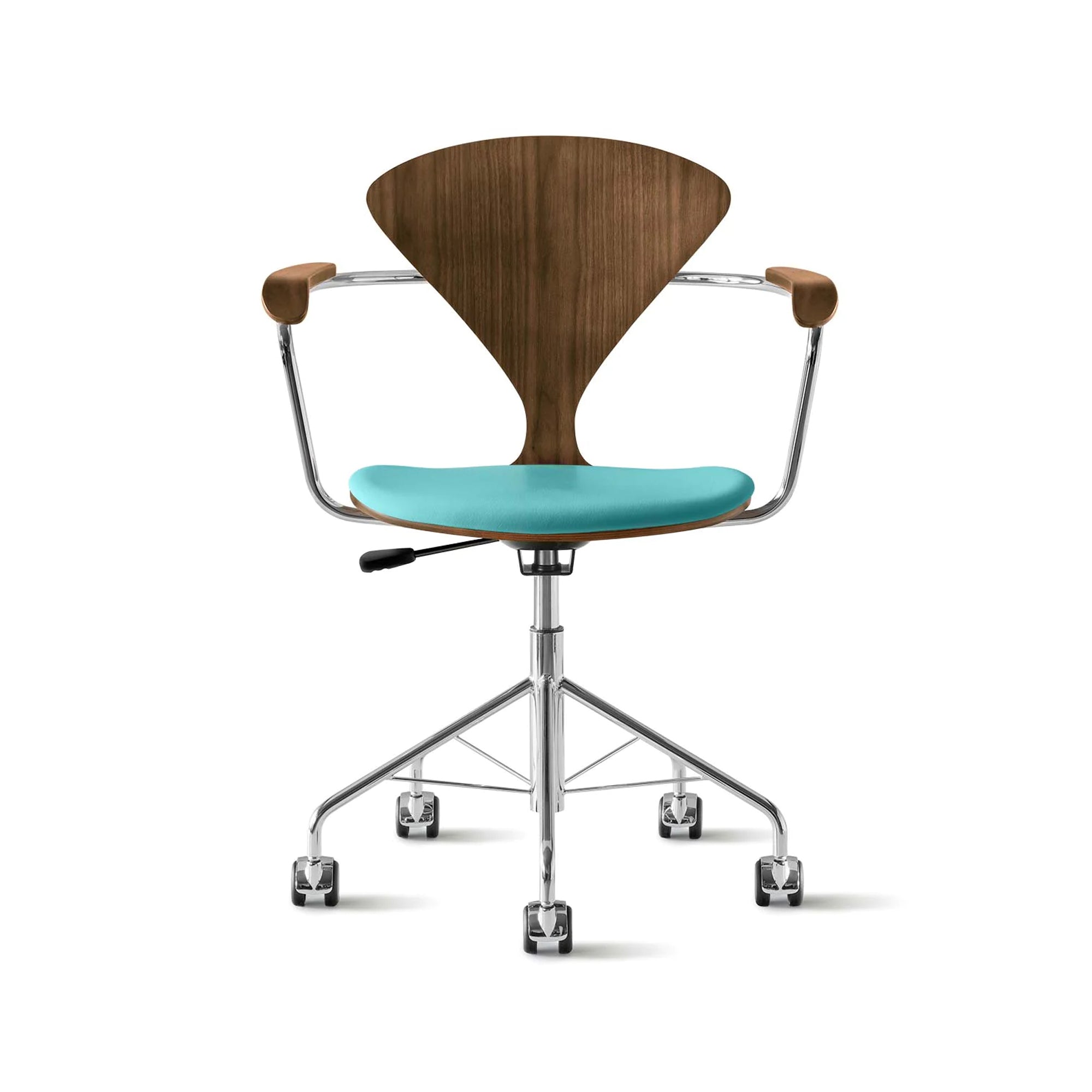 Cherner Swivel Base Armchair with Seat Pad