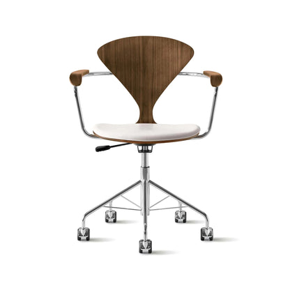 Cherner Swivel Base Armchair with Seat Pad