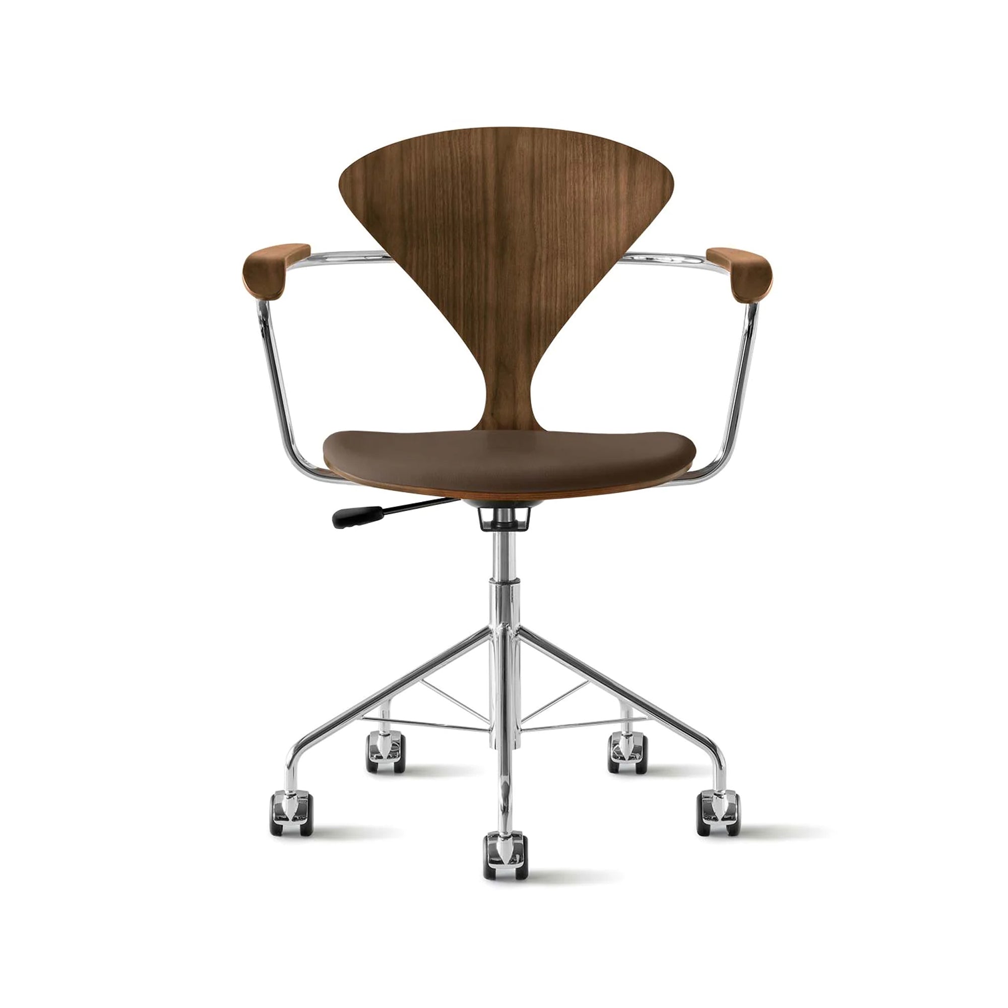Cherner Swivel Base Armchair with Seat Pad